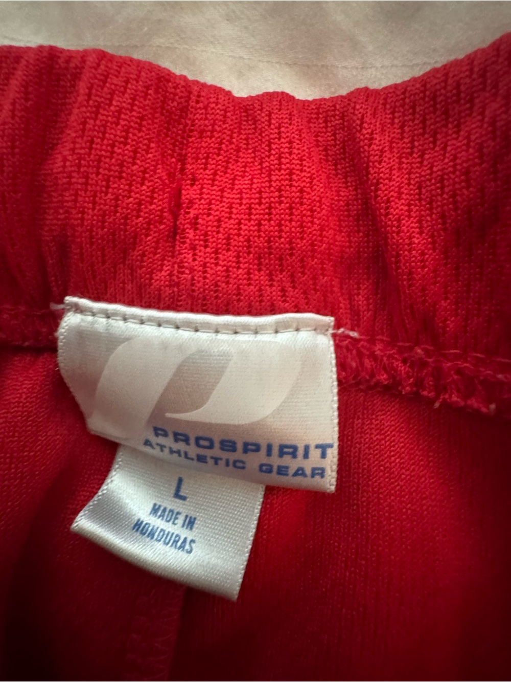 Women’s red Athletic Track Pants with White Stripes - Picture 3 of 3